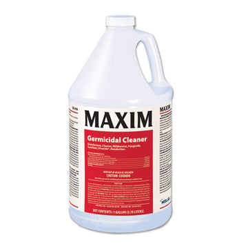 Maxim® Germicidal Cleaner, Lemon Scent, 1 Gal Bottle, 4-carton freeshipping - TVN Wholesale